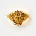 Brass Half-Dome Wall Lamp