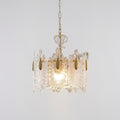 Copper and Glass Chandelier