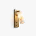 Pivoting Alabaster Sconce