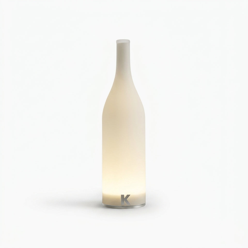 Slim Column Cordless Lamp, switched on against a plain studio background