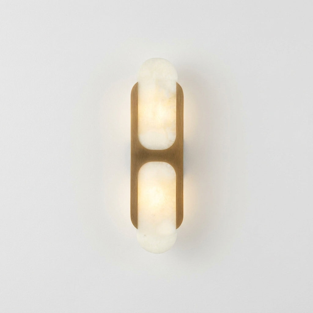 Alabaster Tube Wall Lamp