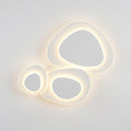 Nordic LED Flush Mount, switched on against a plain studio background