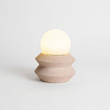 Travertine Cube Cordless Lamp