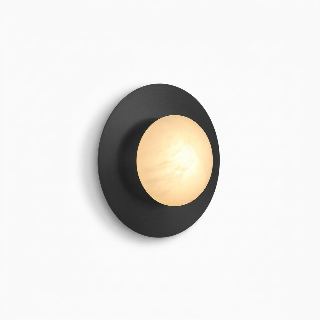 Concave Alabaster Sconce