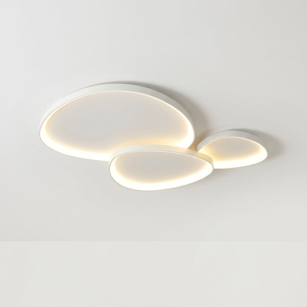 Linear Metal Ceiling Light, switched on against a plain studio background