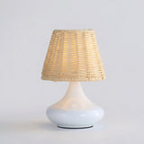 Woven Bamboo Table Lamp