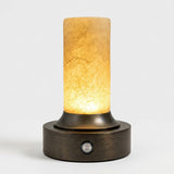 Bronze and Alabaster Cordless Lamp – detail