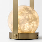Alabaster Portable Lantern Lamp – detail