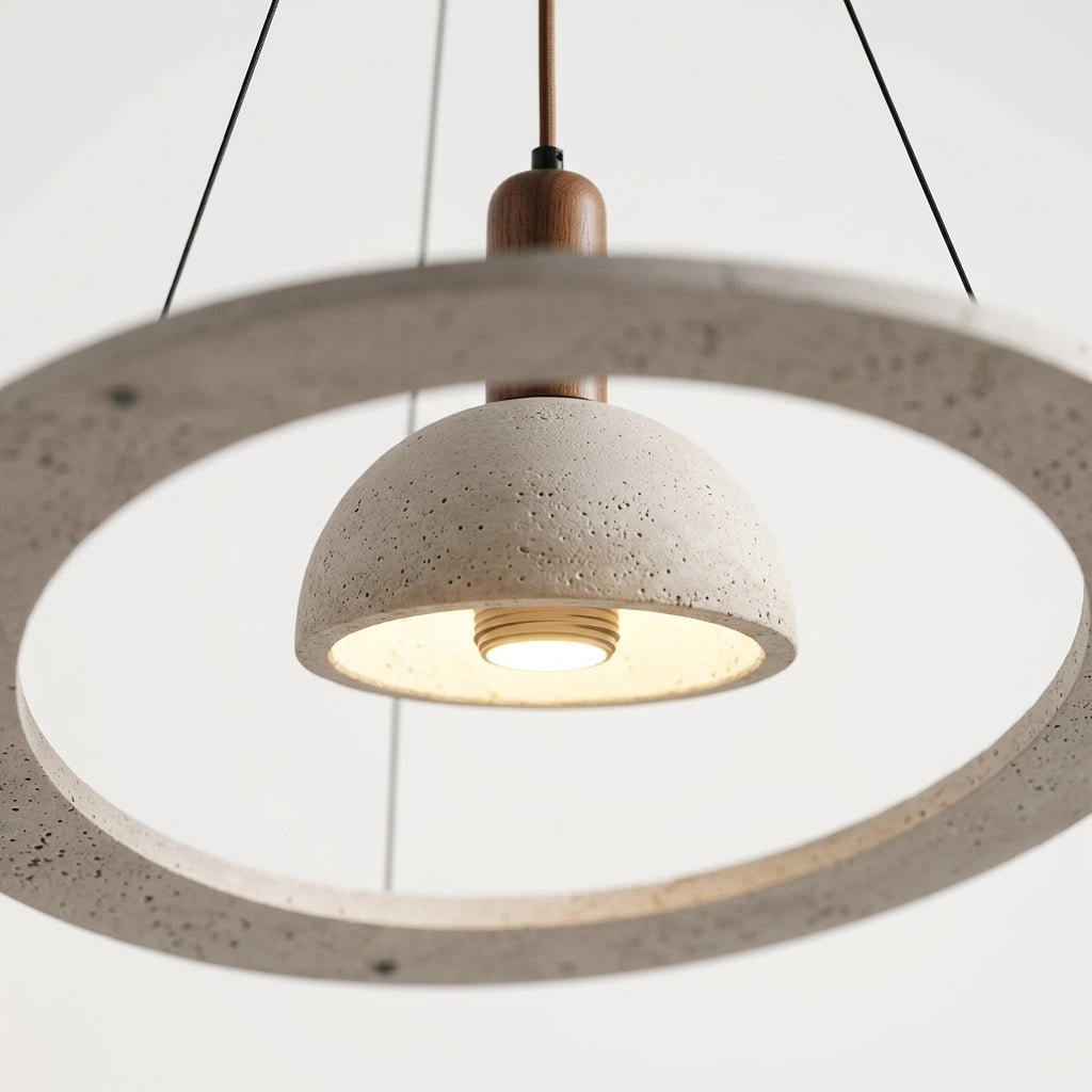 Travertine Pendant Light – detail