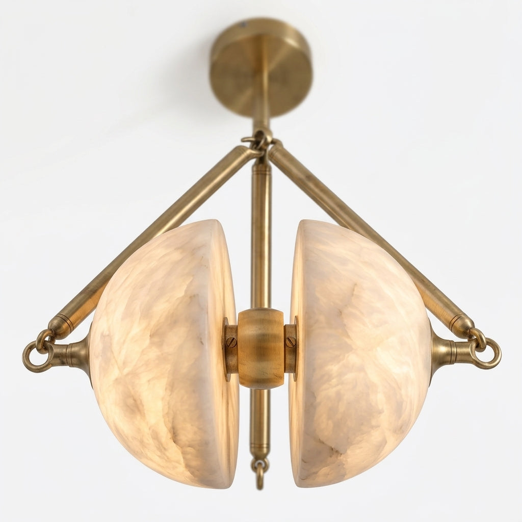 Alabaster Oyster Pendant – detail