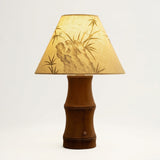 Oak and Linen Cordless Lamp – detail