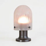 Ribbed Glass Cordless Lamp – detail