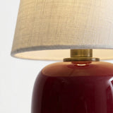 Ceramic and Fabric Cordless Lamp – detail