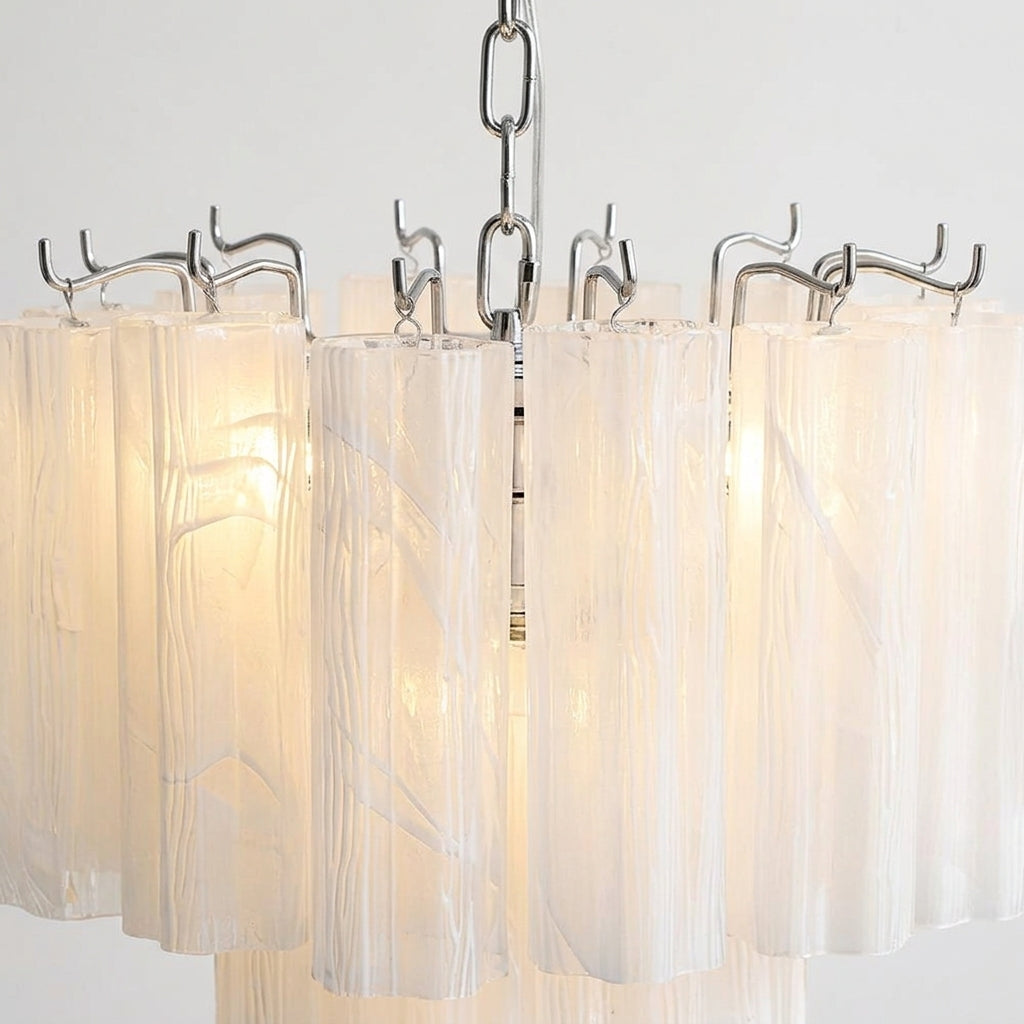 Layered Glass Chandelier – detail