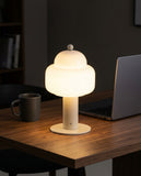 Rounded Glass Cordless Lamp – desk