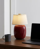 Ceramic and Fabric Cordless Lamp – desk