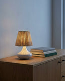 Woven Bamboo Table Lamp – sideboard