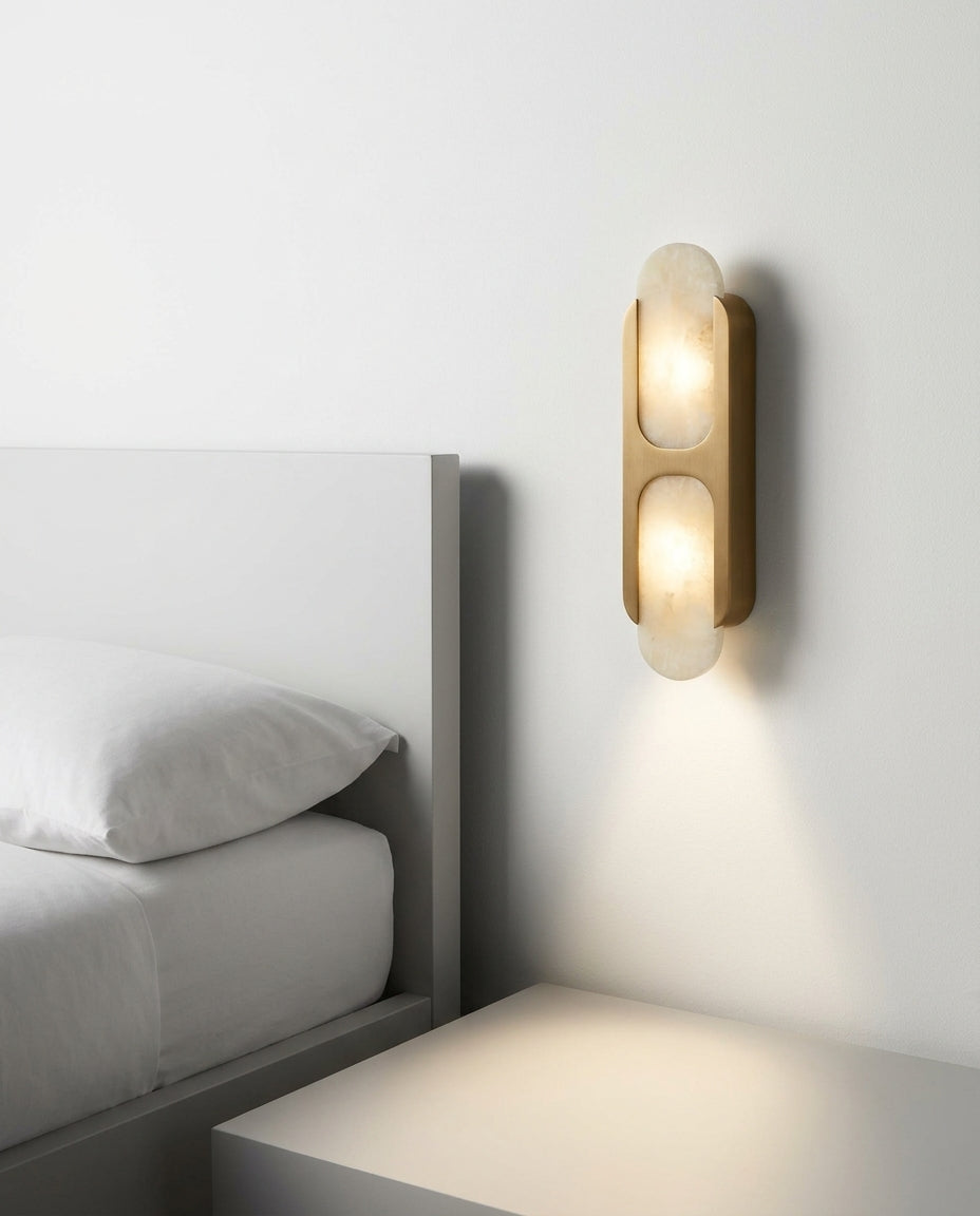Alabaster Tube Wall Lamp – bedside-wall