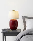 Ceramic and Fabric Cordless Lamp – bedside