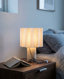 Marble and Fabric Cordless Table Lamp – bedside