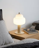 Rounded Glass Cordless Lamp – bedside