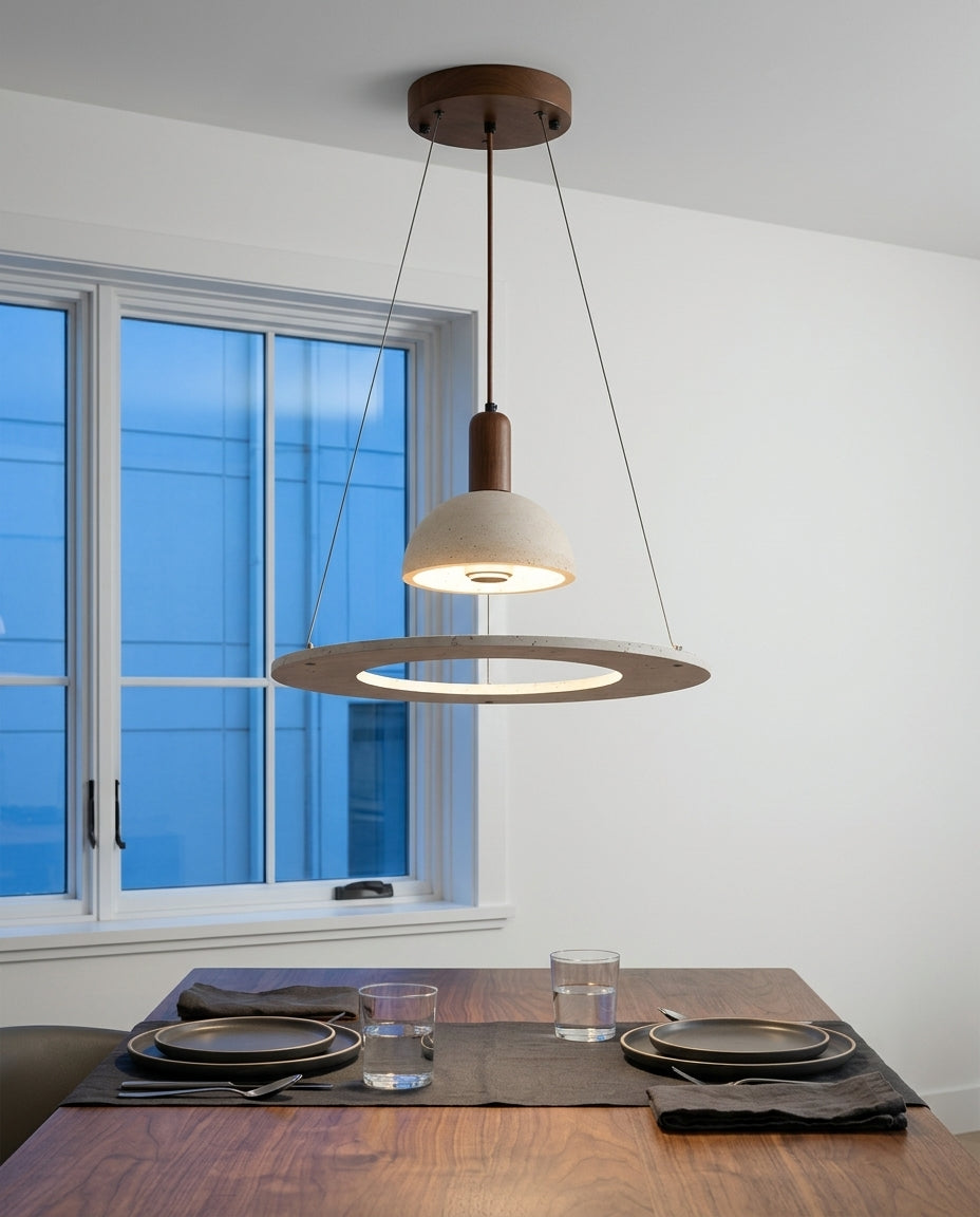 Travertine Pendant Light – dining