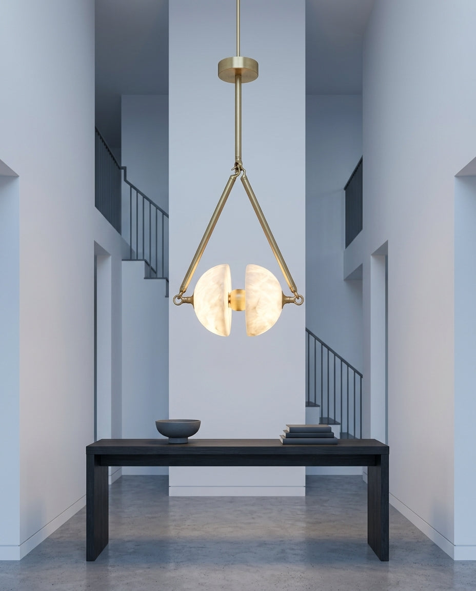 Alabaster Oyster Pendant – entry