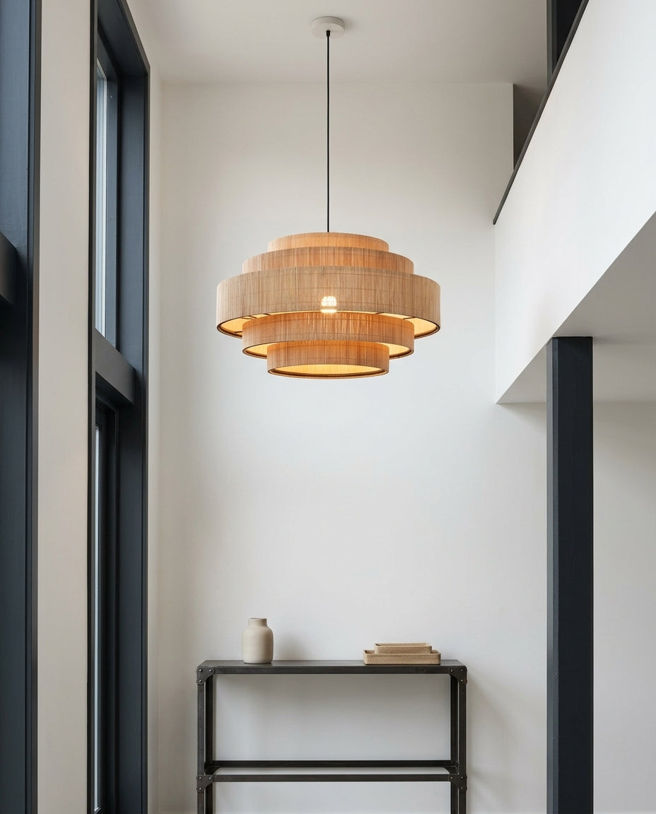 Stepped Bamboo Chandelier – entry