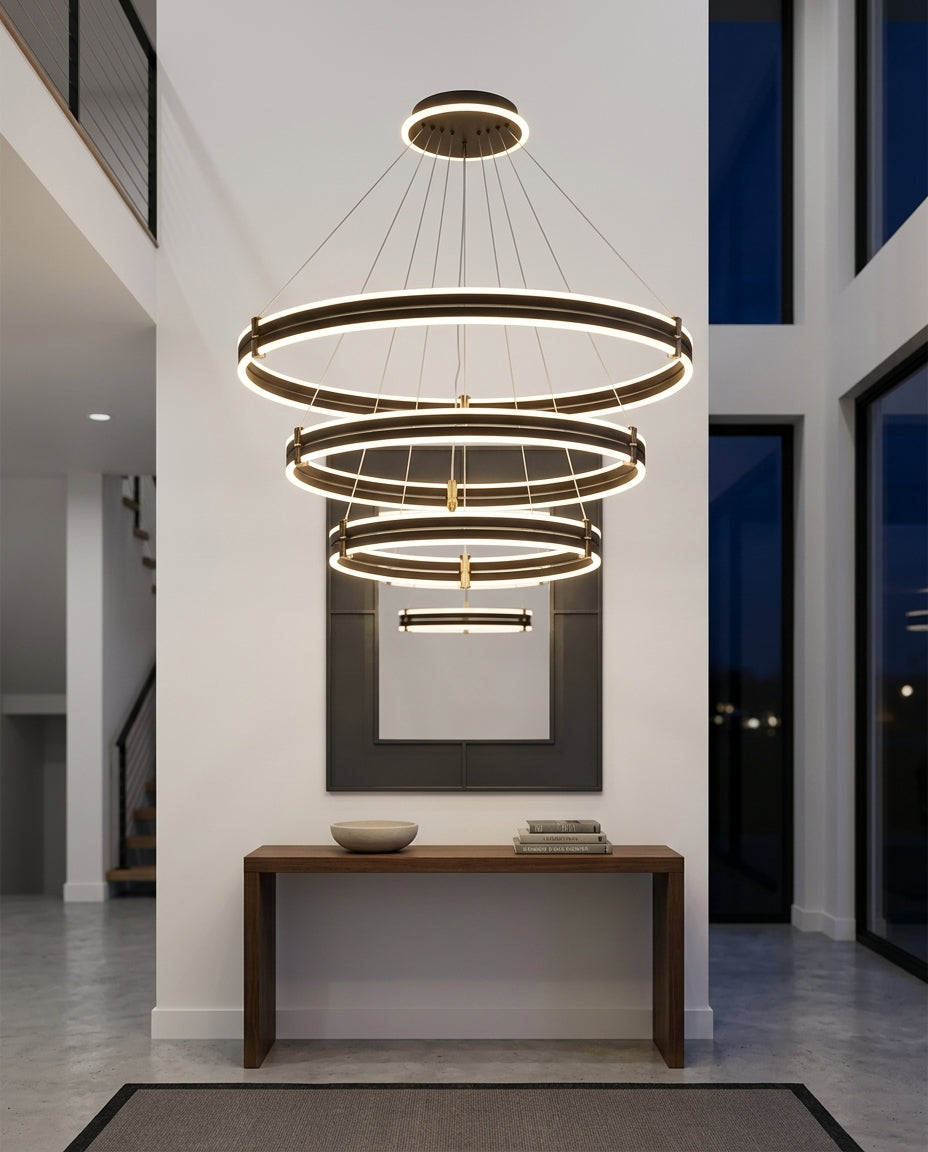 Tiered Ring Chandelier – entry