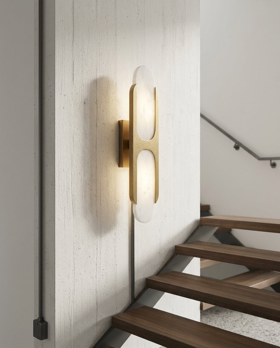 Alabaster Tube Wall Lamp – stair