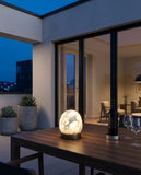 Alabaster Dome Cordless Lamp – terrace