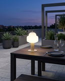 Rounded Glass Cordless Lamp – terrace