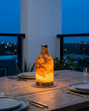 Alabaster Bottle Cordless Lamp – terrace