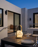 Alabaster Portable Lantern Lamp – terrace
