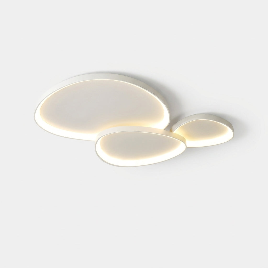 Linear Metal Ceiling Light – 16.5 in White