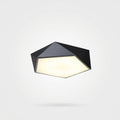 Polygonal Metal Ceiling Light – Black