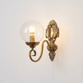 Colored Glass Wall Lamp – Clear
