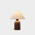 Linen and Walnut Table Lamp – Linen & Walnut