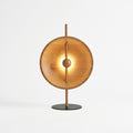 Wood Disc Table Lamp – Natural Wood