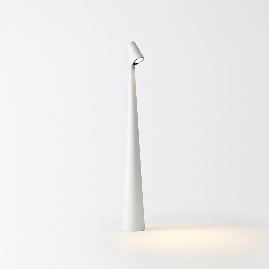 Slim Aluminum Stick Lamp – White