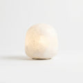 Alabaster Petite Portable Lamp – White