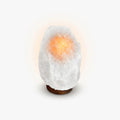 Salt Stone Table Lamp – White