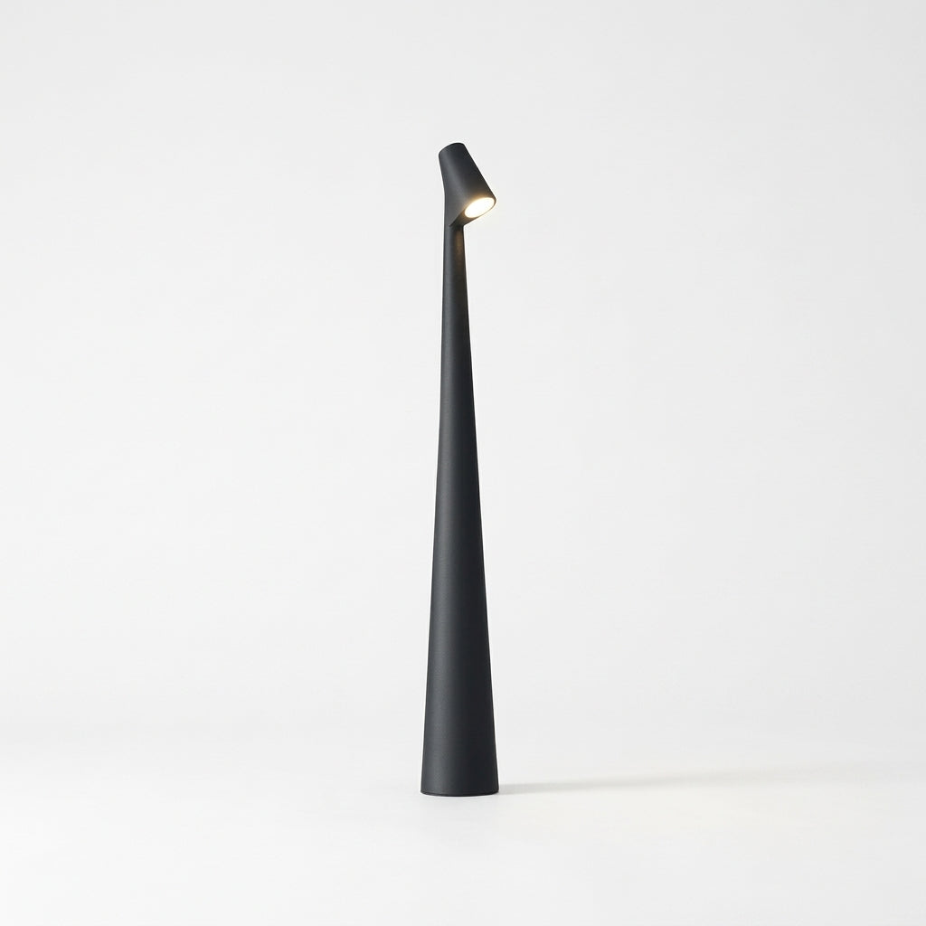Slim Aluminum Stick Lamp – Black