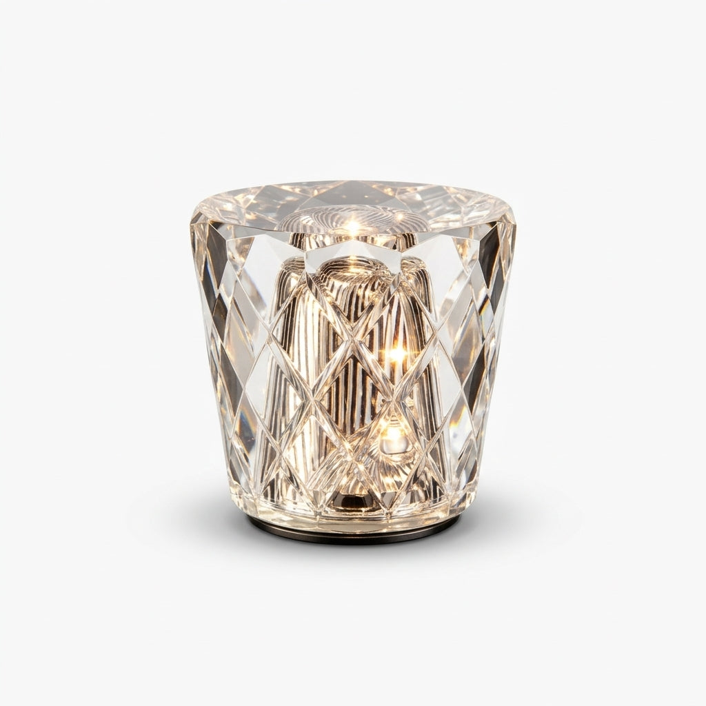 Crystal Cordless Accent Lamp – Facet B