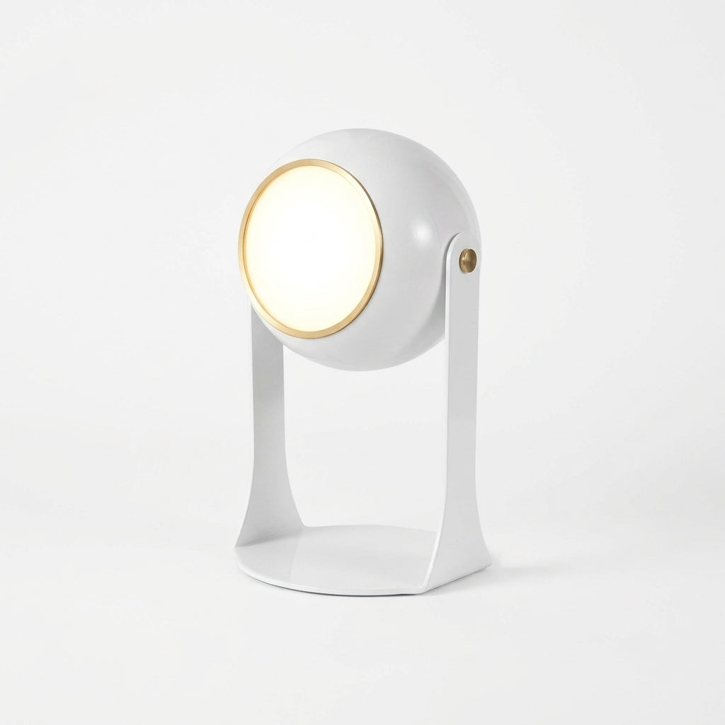 Folding Acrylic Cordless Lamp – White