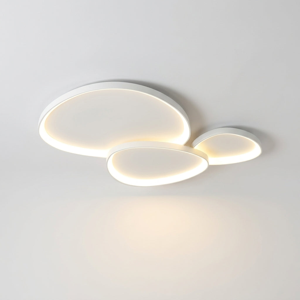 Linear Metal Ceiling Light – 35.4 in White