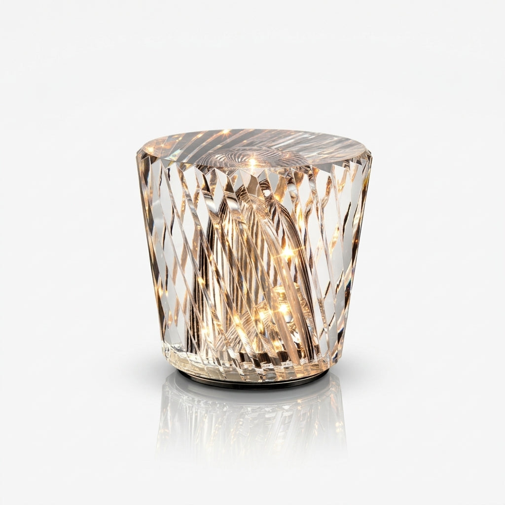 Crystal Cordless Accent Lamp – Facet C