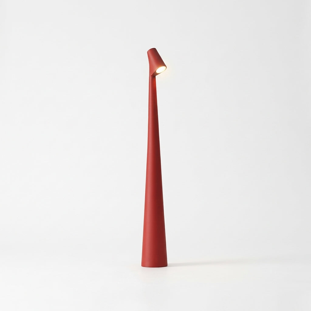 Slim Aluminum Stick Lamp – Red