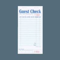 Server Note Pads, Guest Check Books for Servers, Waitress Notepad for restaurant food Order Guest Checks Notepad for Waiter Waitress Servers, 50 Checks Per Book/Pad.