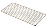Update International 5" x 10" Rectangular Chrome-Plated Wire Pan Grate